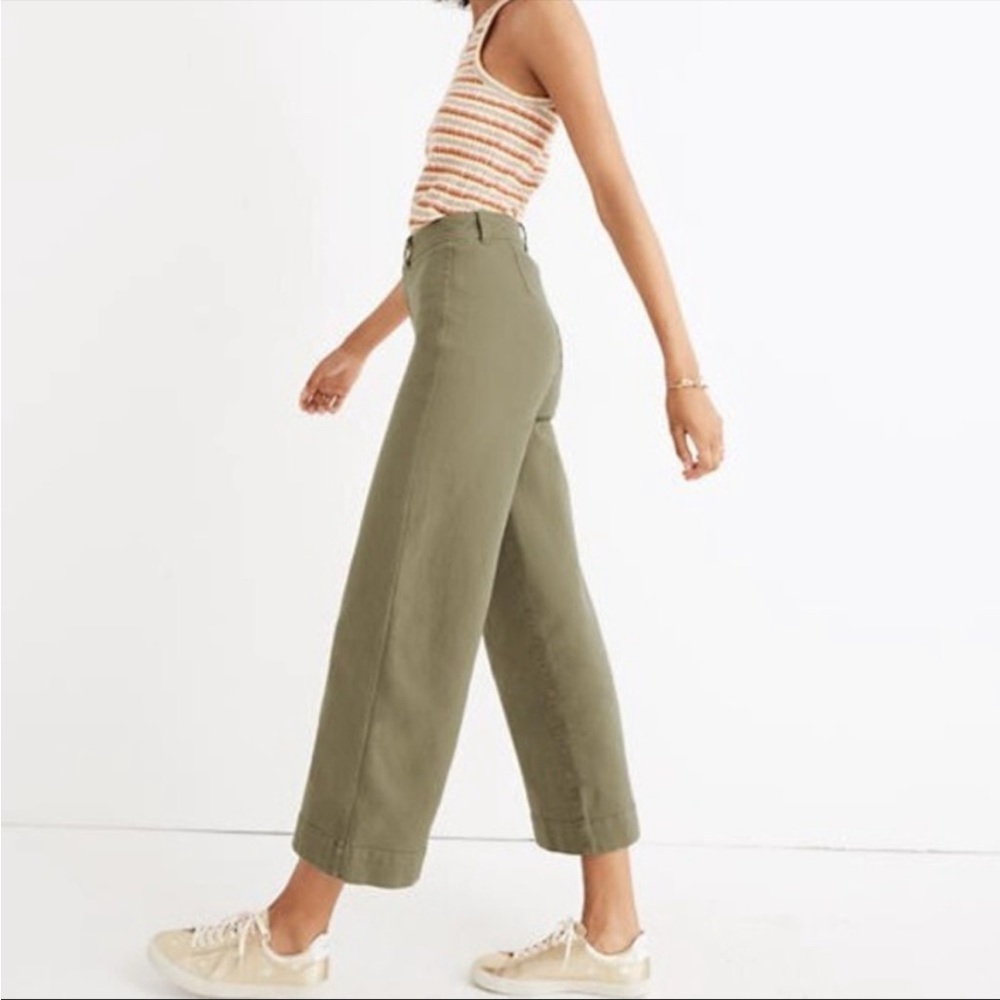 Madewell Emmett Wide Leg Crop Pants